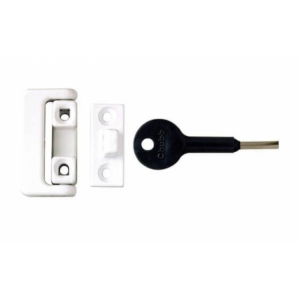 YALE 8K101 Window Swing Lock White 1 Lock 1 Key